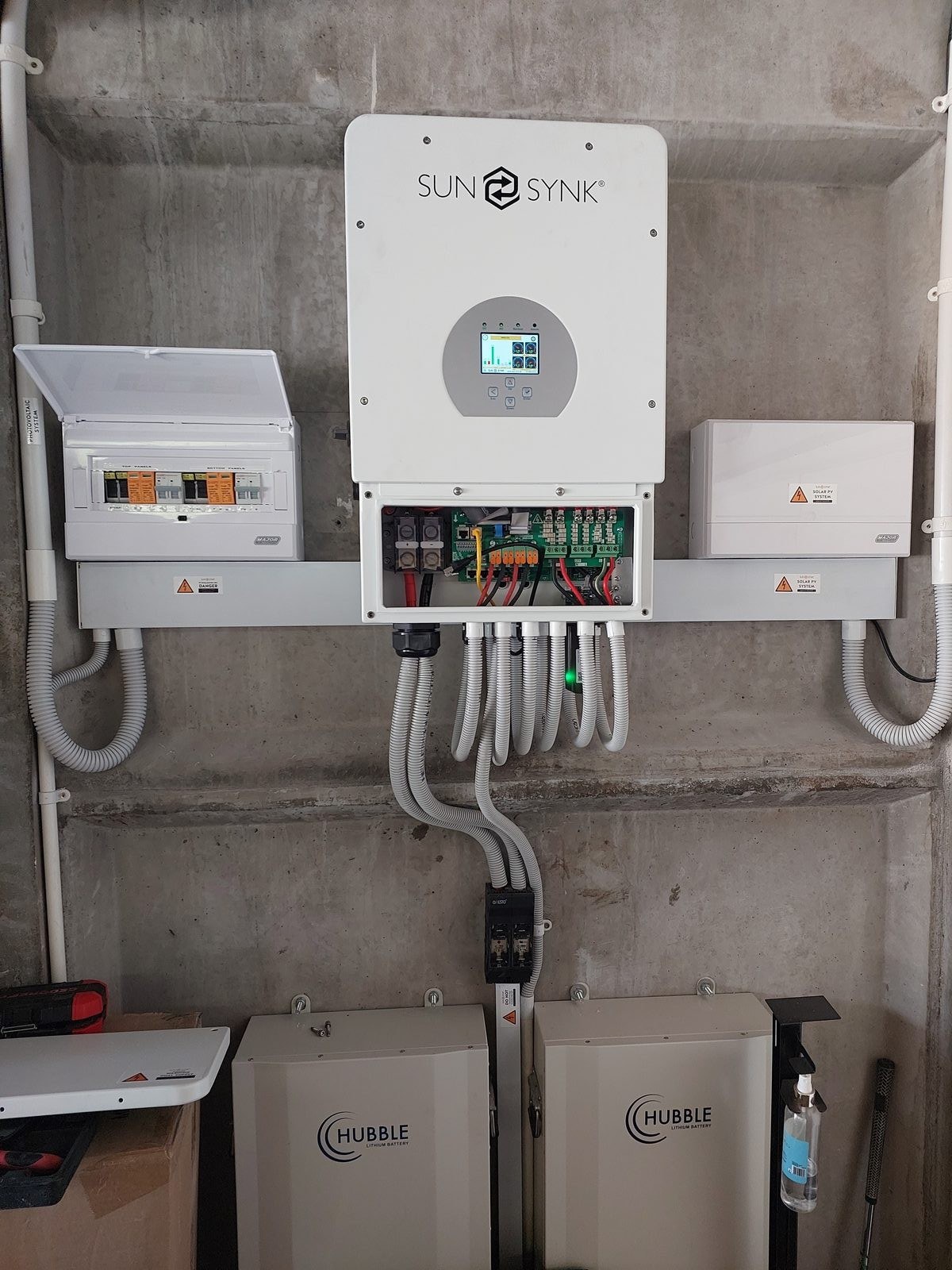 Electrical distribution board for single line diagram work